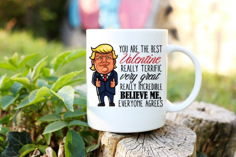 Valentine's Day Trump Coffee Mug